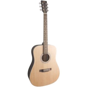 Resim SX SD204GTBK Dreadnought Akustik Gitar (Parlak Natural) 