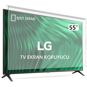 Resim Best Ekran LG Uyumlu OLED55BX TV Ekran Koruyucu - LG Uyumlu 55" 139 CM TV Ekran Koruyucu 