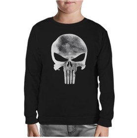 Resim Punisher - Logo Siyah Çocuk Sweatshirt 