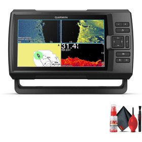 Resim Garmin Striker Vivid 9sv, Kullanımı Kolay 5 inç Renkli Balık Bulucu ve Sonar Dönüştürücü, Canlı Tara 