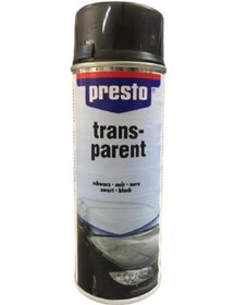 Resim Presto Siyah Boya Transparent Transparan 