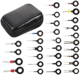 Resim VICASKY 82 Adet Iğne Fırlatıcı Tel Konnektörler Dübel Konektör Pimi Çıkarma Aracı Kiti Terminal Ejektörü Pin Konnektör Temizleme Aracı Terminal Çıkarma Kiti Alet Takımı Araba Çelik 