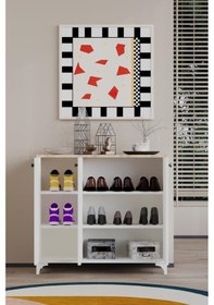 Resim Konak Ayakkabılık Çok Amaçlı Ayakkabılık Beyaz 