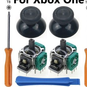 Resim Xbox One-jcd İçin 3d Analog Joystick Çubuk Sensörü Modülü Potansiyometreler Thumbstick Sapları Microsoft Xbox One 