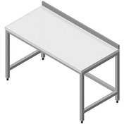 Resim Öztiryakiler Çalışma Tezgahı Polietilen Tablalı Taban Rafsız 140x60 CM 