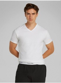 Resim Calvin Klein Calvın Kleın Erkek 3 Lü Atlet Nb4186-100 Beyaz 
