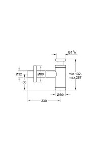 Resim Grohe Sifon 1 1/4" - 28912a00 