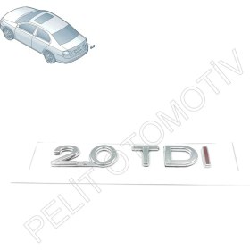 Resim Pelit Otomotiv Jetta Bagaj Kapak 2.0 Tdı Yazı 3C0853675F (2006-2010) 