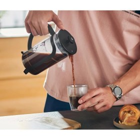 Resim PremiumPort Şık Siyah French Press 300 ml ile Kahve Keyfini Çıkarın 