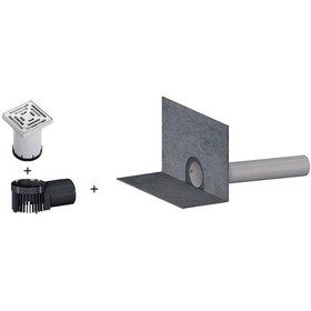 Resim Dallmer Dallbit Bitümlü Membran Parapet Süzgeci 70Lik 15 X 15 Cm 