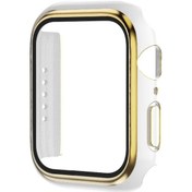 Resim iOS Uyumlu Watch Serisi 6/5/4/se 40mm İçin İki Renkli +temsilli Film İzleme Kılıf 