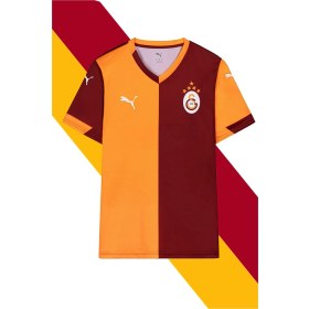 Resim Galatasaray Puma 2025/2026 Çocuk İç Saha Parçalı Taraftar Forma Kırmızı 