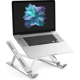 Resim Storemax N29-3-GÜMÜŞ Katlanır Aluminyum Laptop Bilgisayar Standı 