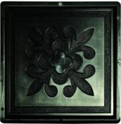 Resim Plastik Parke Taşı Kalıbı Tretuar Çiçekli Karo(10Ad) 