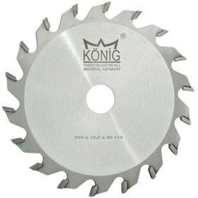 Resim König Elmas Uçlu Kanal Testeresi 200x8mm Z18 