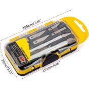 Resim REKOTOOLS 10 Parça Hobi Neşter Seti 