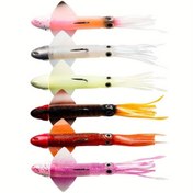 Resim Yumuşak Kauçuk Parlayan Kalamar Etekleri saç tokası ile Taşınabilir Akrep Etekleri 120g/200g Luminous Akrep Trolling Lures Balıkçılık Yemi Luminous Balıkçılık Lures Kalamar Etekleri Deniz Balıkçılığı 