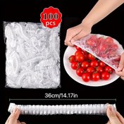 Resim Restoranlar için 100 Adet Tek Kullanımlık Gıda Kapakları - Yiyeceklerinizi Taze ve Güvenli Tutun! 