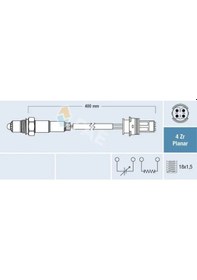Resim Vw Passat B6 Oksijen Sensoru 1.6 2005-2008 Blf Fae 77445 