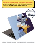 Resim SyncCase Huawei Kılıf Matebook D15 Kılıf (2019-2020-2021-2022 YILI) Ile Uyumlu Koruyucu Kılıf Tangram01nl 