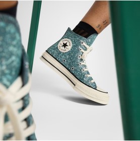 Resim Converse Chuck 70 Glitter Unisex Mavi Sneaker 