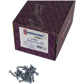 Resim 3.9 x 22 MM Meridyen Yhb Matkap Uçlu Vida 1000 Adet 