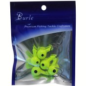 Resim 5 adet BURLLE Premium Balıkçılık Jig Başları - Canlı Yeşil Boyalı Ultra Keskin Paslanmaz Çelik Kanca, Deniz Balıkçılığı Yumuşak Yem Yemleri, Deniz Balıkçılığı Ekipmanları | Yansıtıcı Balıkçılık Yemleri | Premium Kalite İşçiliği, Balıkçılık Kanca 