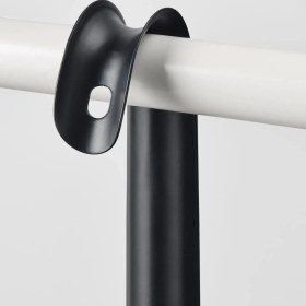 Resim Metal Ayakkabı Çekeceği Uzunluk 86 cm Ikea Metal Kerata Siyah Çelik Çekecek 