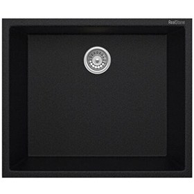 Resim K005 Gordion 50 45x40 CM Tezgah Altı Siyah Granit Eviye 