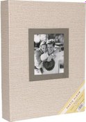 Resim Rabsev 15x21cm 100 Fotoğraf Kapasiteli Lüks Koton Fotoğraf Albümü RSWPP68100-K 