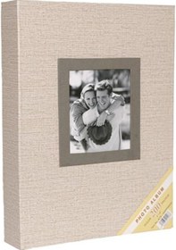 Resim Rabsev 15x21cm 100 Fotoğraf Kapasiteli Lüks Koton Fotoğraf Albümü RSWPP68100-K 