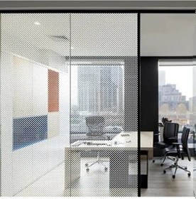 Resim Technosmart 45x100cm Beyaz Noktalı Statik Cam Filmi Kaplama Mutfak Ofis Banyo Pencere 