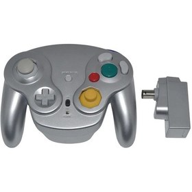 Resim Gümüş-2.4 Ghz Kablosuz Gamepad Denetleyici Gamepad Joystick Wii İçin Gamecube İçin Ngc İçin Alıcı İle 