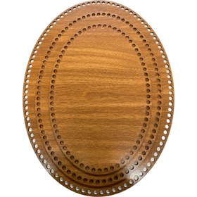 Resim Elips Çanta Tabanı - Ceviz / 15cm Elips Çanta Tabanı 