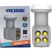 Resim Rose 400 Quad Lnb 4lü Lnb 