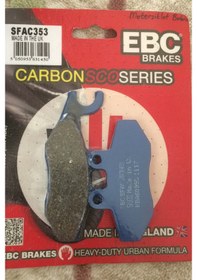 Resim Aprilia Srv 850 I.E. Abs Arka Fren Balatası Ebc Sfac353 Karbon Ba 