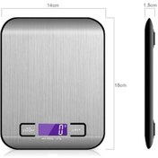 Resim iHome Şarj Edilebilir Paslanmaz Çelik Elektronik Terazi 