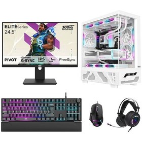 Resim Dragos DRX7682 R7 7700 32 GB 1 TB Nvme 8 GB RTX5060 24.5" Free Dos Masaüstü Oyuncu Bilgisayarı 