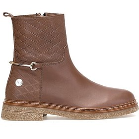 Resim Mammamia D25kb-8585 Kadın Hakiki Deri Klasik Bot Kahverengi Kahverengi 