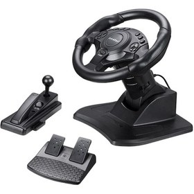 Resim Suntek PS3 Xbox 360 İçin Yarış Oyun Tekerleği Pedalı 270 Derece Dönebilen Direksiyon Seti 