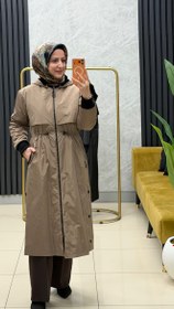 Resim Armine trenç kap 25KT726 - Siyah / 38 
