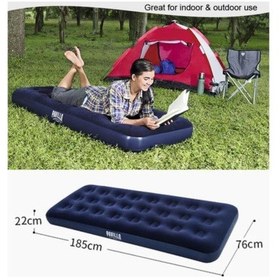 Resim Bestway 67000,tek Kişilik Şişme Yatak 185x76x22 Cm Lacivert 