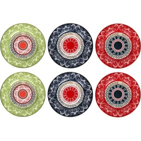 Resim Luckyart Lancelot Bone 27Cm 6Lı Tabak Seti 