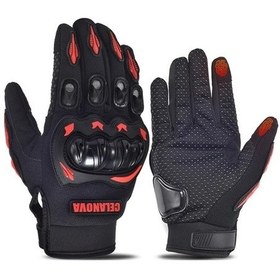 Resim Pengfushop5 Yeni Kırmızı Motosiklet Eldivenleri M Beden - Dokunmatik Ekran Uyumlu, Nefes Alabilir, Bisiklet Ve Motor Kullanımı İçin 