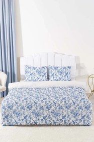 Resim Rivaistanbul Nova Mavi Çift Kişilik Nevresim Takımı Pamuklu Çok Renkli 