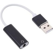 Resim Mikrofonlu Kulaklık Usb Çevirici Usb Ses Kartı 7.1 Tek Girişli Usb Ses Kartı 