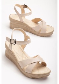 Resim Daxtors D0195 Günlük Ortopedik Garantili Klasik Topuklu Kadın Ayakkabı Ten 