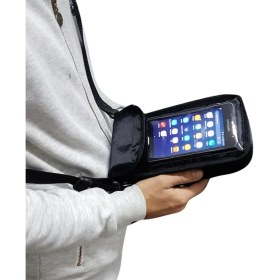 Resim Tex Pos Cihazı Çantası Su Geçirmez Ekstra Telefon Cepli 