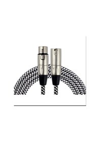 Resim Kırlın Mw-480-3m-bkb Profesyonel Mikrofon Kablosu 3 Metre 24awg Hassas İletken Xlr Dişi-erkek Bağlantı Ve Gürültüsüz Ses Kaydı 