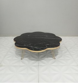 Resim DOGANDEKOR 90 Cm Siyah Yer Sofrası 